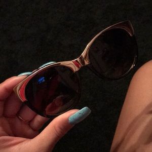 Gold & brown sunglasses